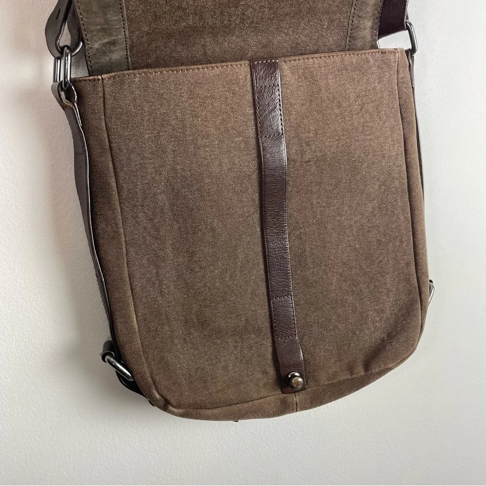 Vintage Hugo Boss Messenger Bag Genuine Leather RARE